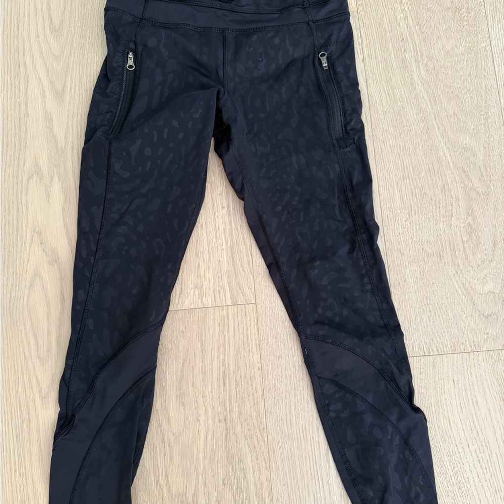 Black leopard print Leggings